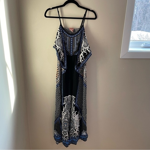 Flying Tomato Boho Print Cute Casual Jumpsuits- Sleeveless Romper Pants Jumpsuit - Picture 4 of 12